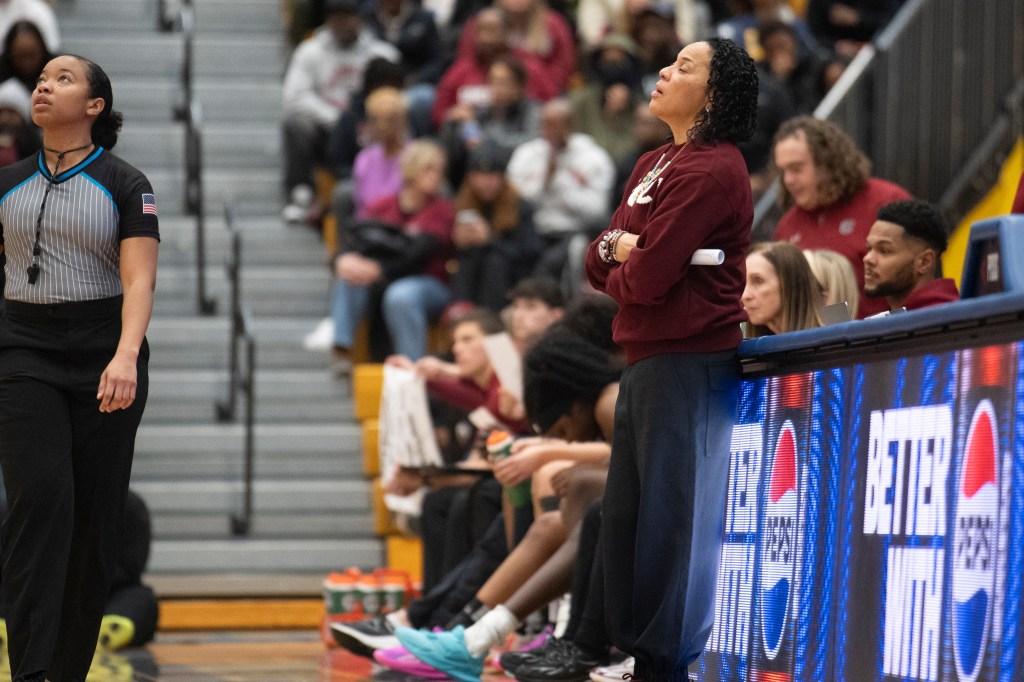 Dawn Staley On The Sideline