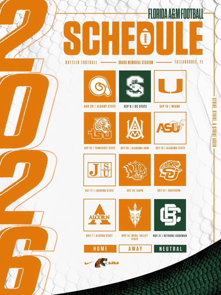 FAMU Schedule