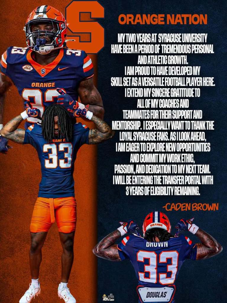 ACC HBCU football FAMU Syracuse Caden Brown