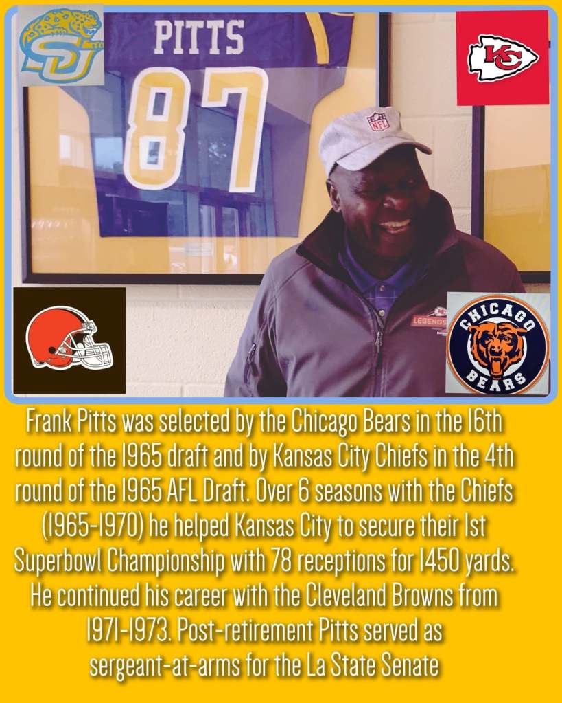 HBCU football Super Bowl Frank Pitts Southern University NFL