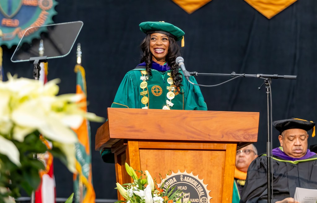 Marva Johnson at FAMU Commencement