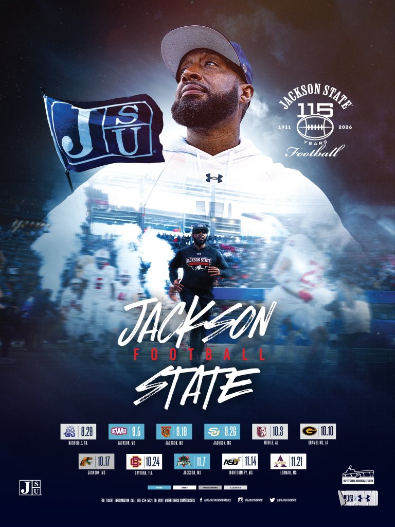Jackson State Football HBCU football 2026 schedule