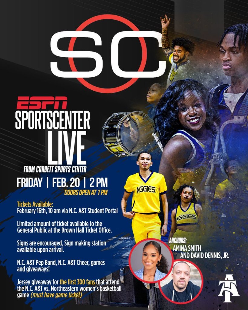 ESPN SportsCenter HBCU  North Carolina A&T Jackson State University  Black History Month