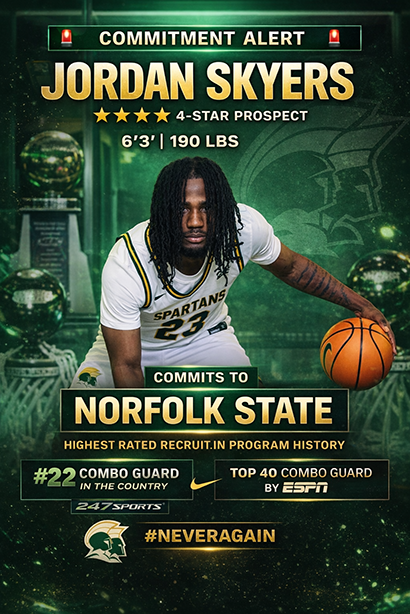Jordan Skyers, Norfolk State