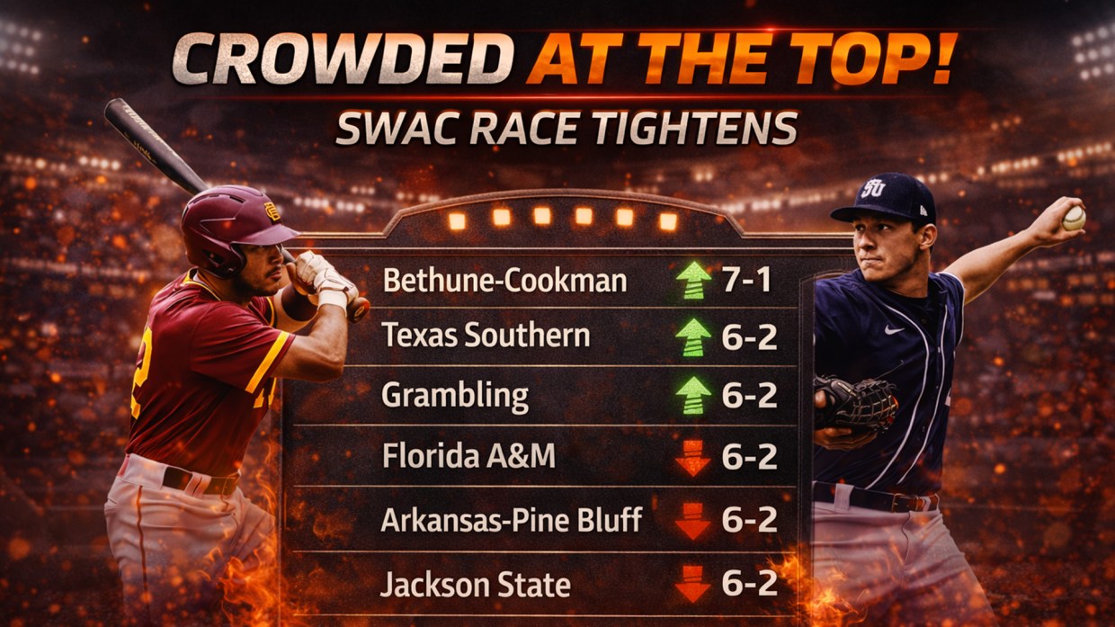 SWAC Baseball is forming a logjam at the top