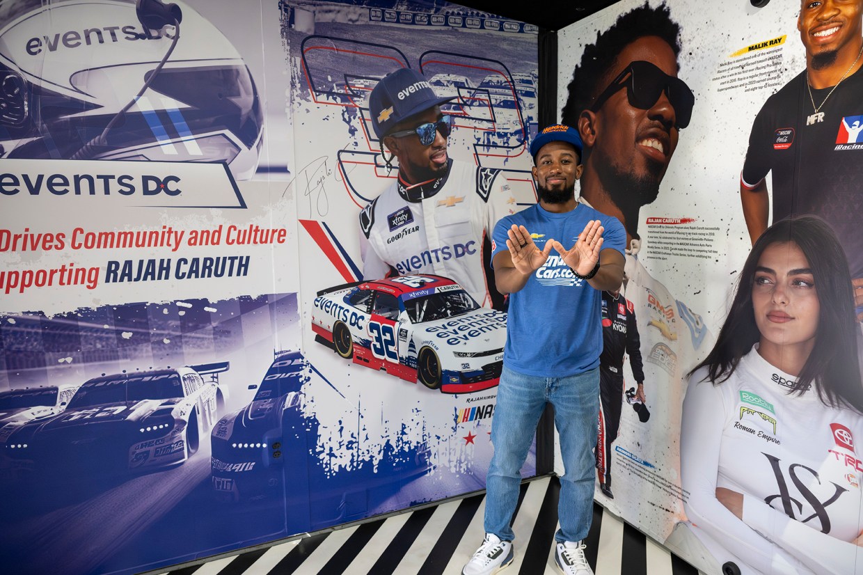 Rajah Caruth NASCAR HBCU Winston Salem State