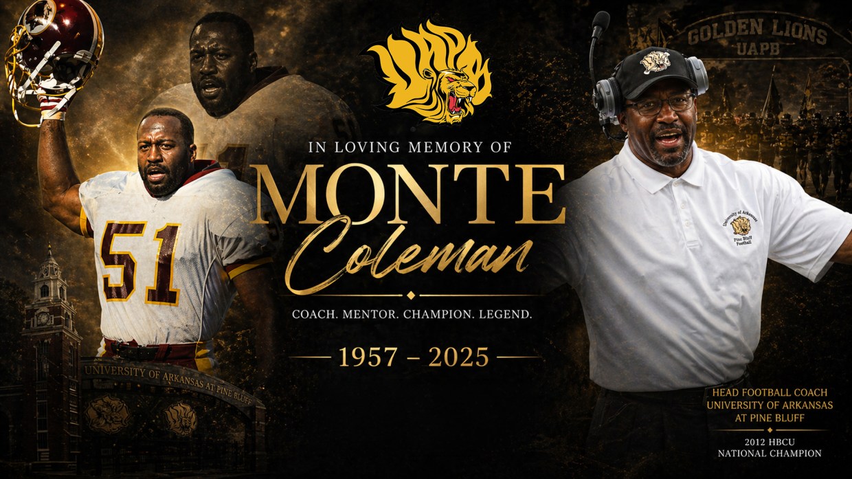 Monte Coleman HBCU Coach UAPB Washington Redskins