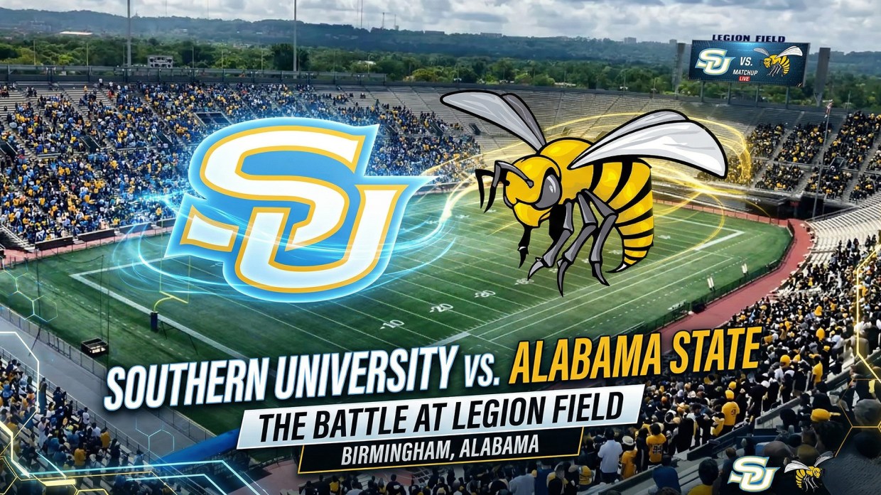 Southern vs Alabama State Legion Field Football