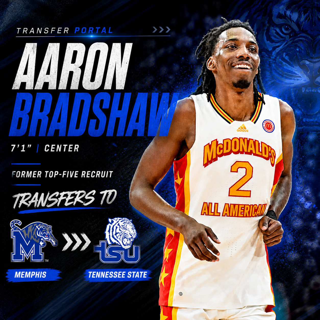Aaron Bradshaw five star transfer
