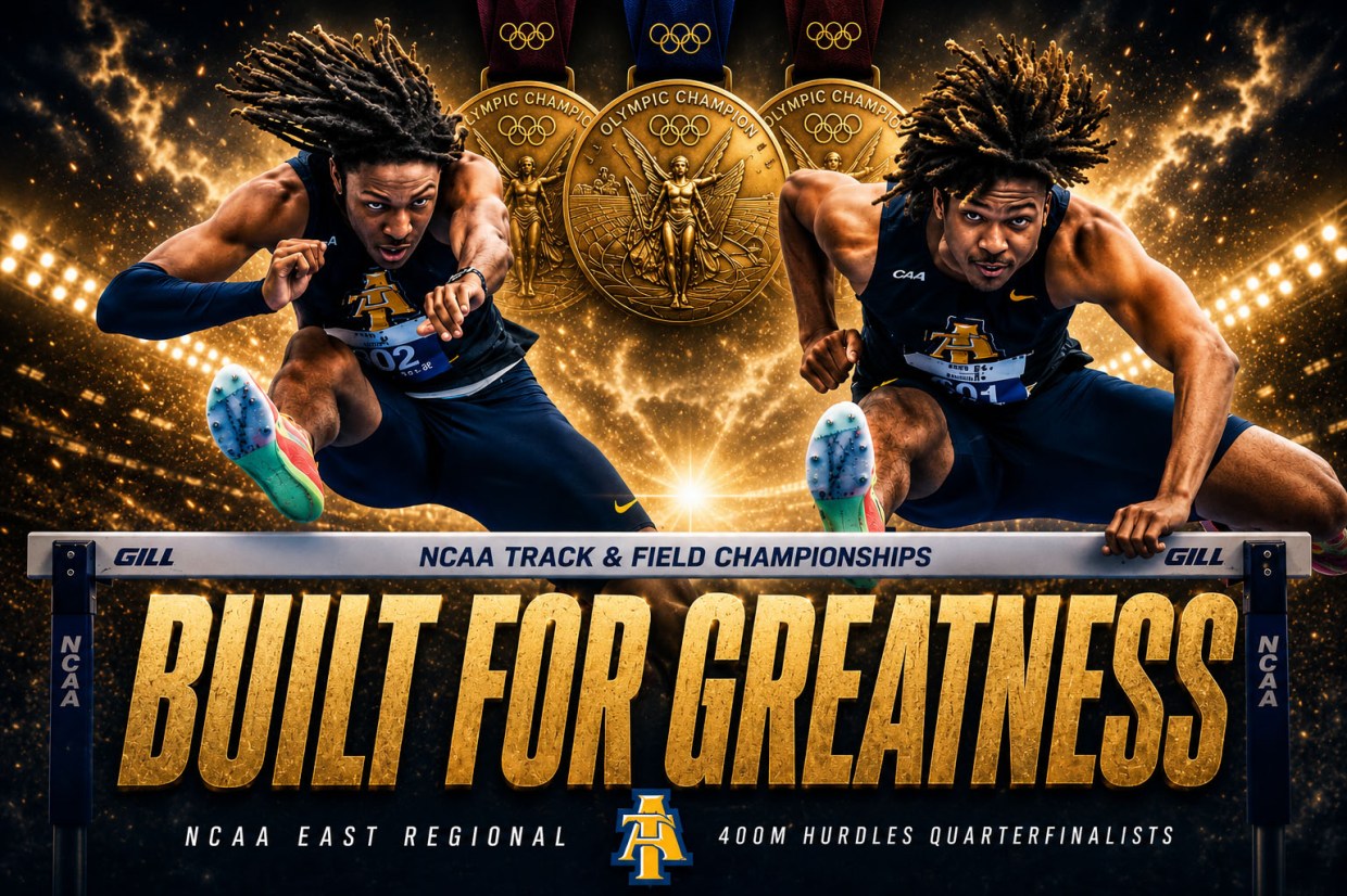 North Carolina A&T twins run identical times to reach NCAA quarterfinals