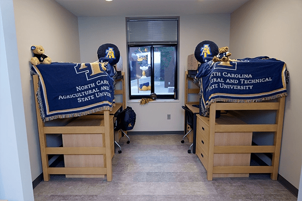 Inside NCAT dorm HBCU State of the Art