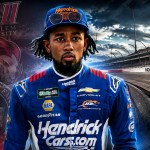Rajah Caruth keeps NASCAR playoff hopes alive with career-best finish