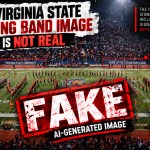 AI image falsely claims Virginia State HBCU band honored Nolan Wells