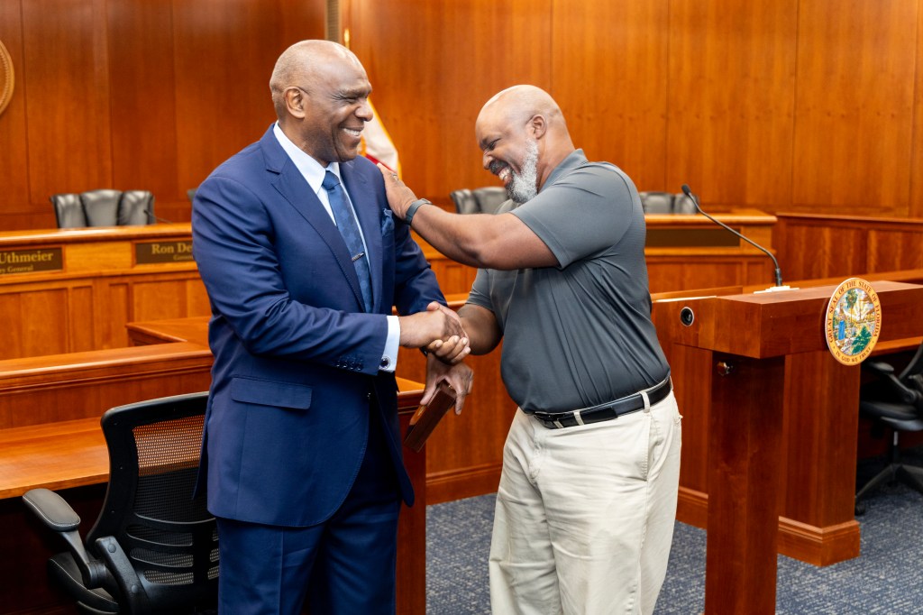 Andre Dawson And Former FAMU Baseball Player Current Assistant Coach Brett Richardson